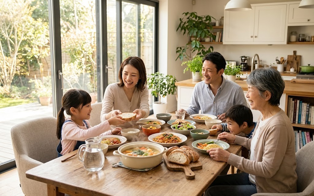 明るい家庭