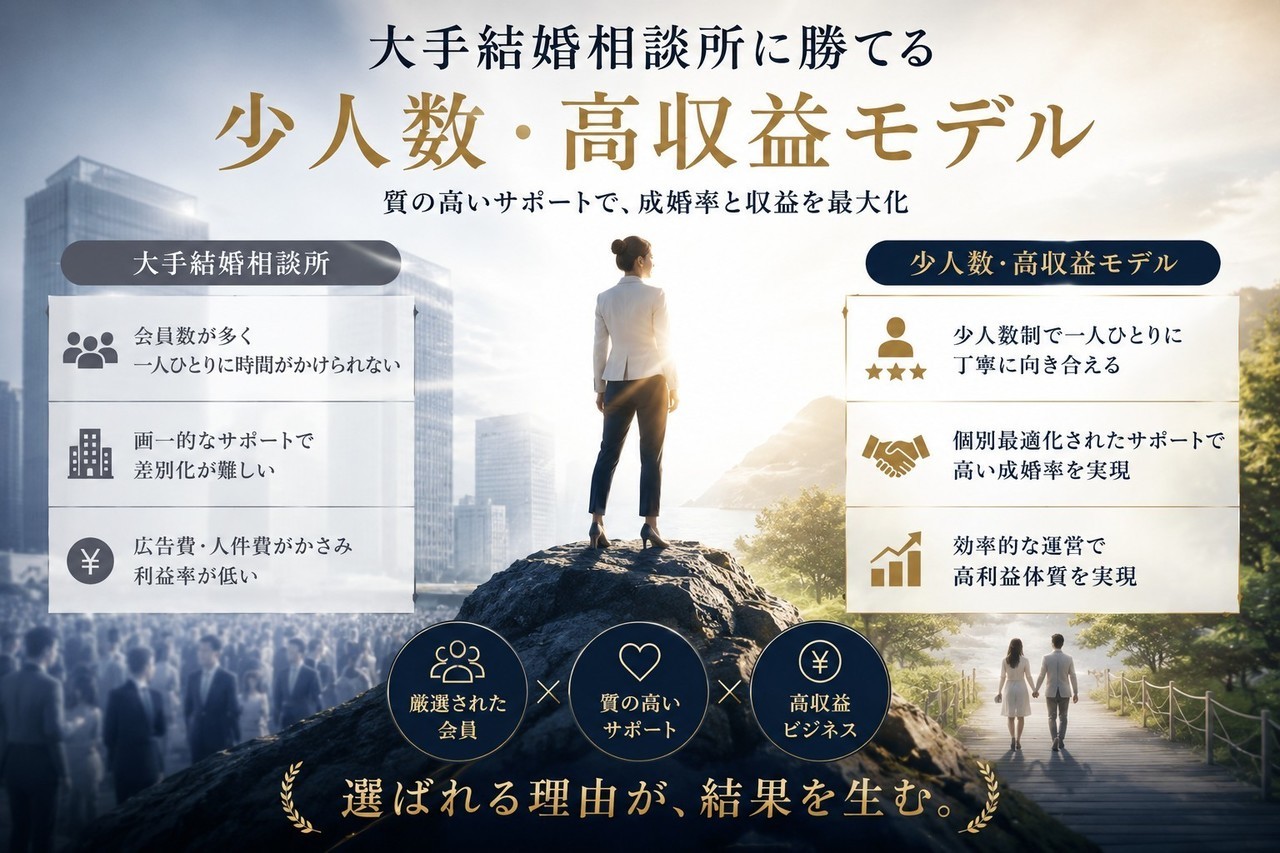 少人数・高収益モデル
