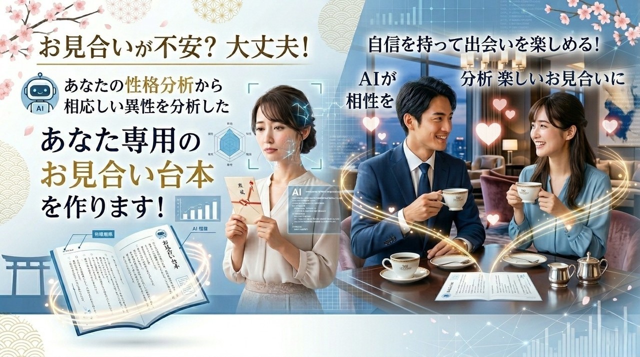 AIがお見合い台本を作成