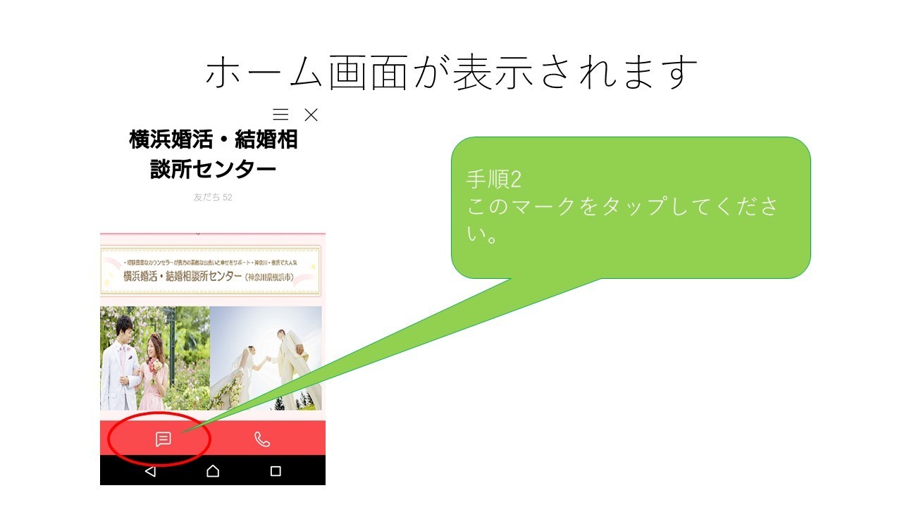 LINEのトーク方法