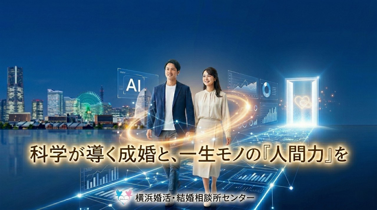 科学が導く成婚と、一生モノの人間力を