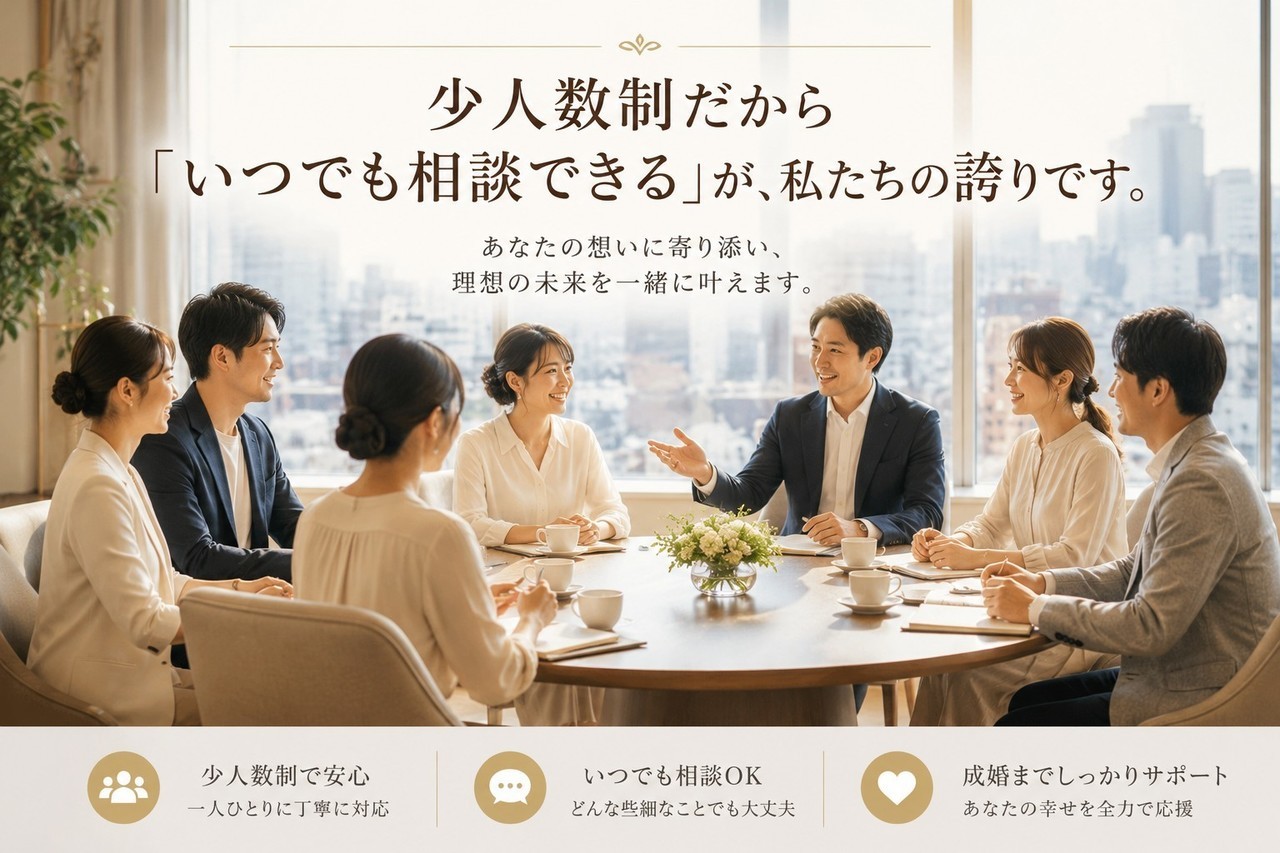 少人数制だからいつでも相談できます