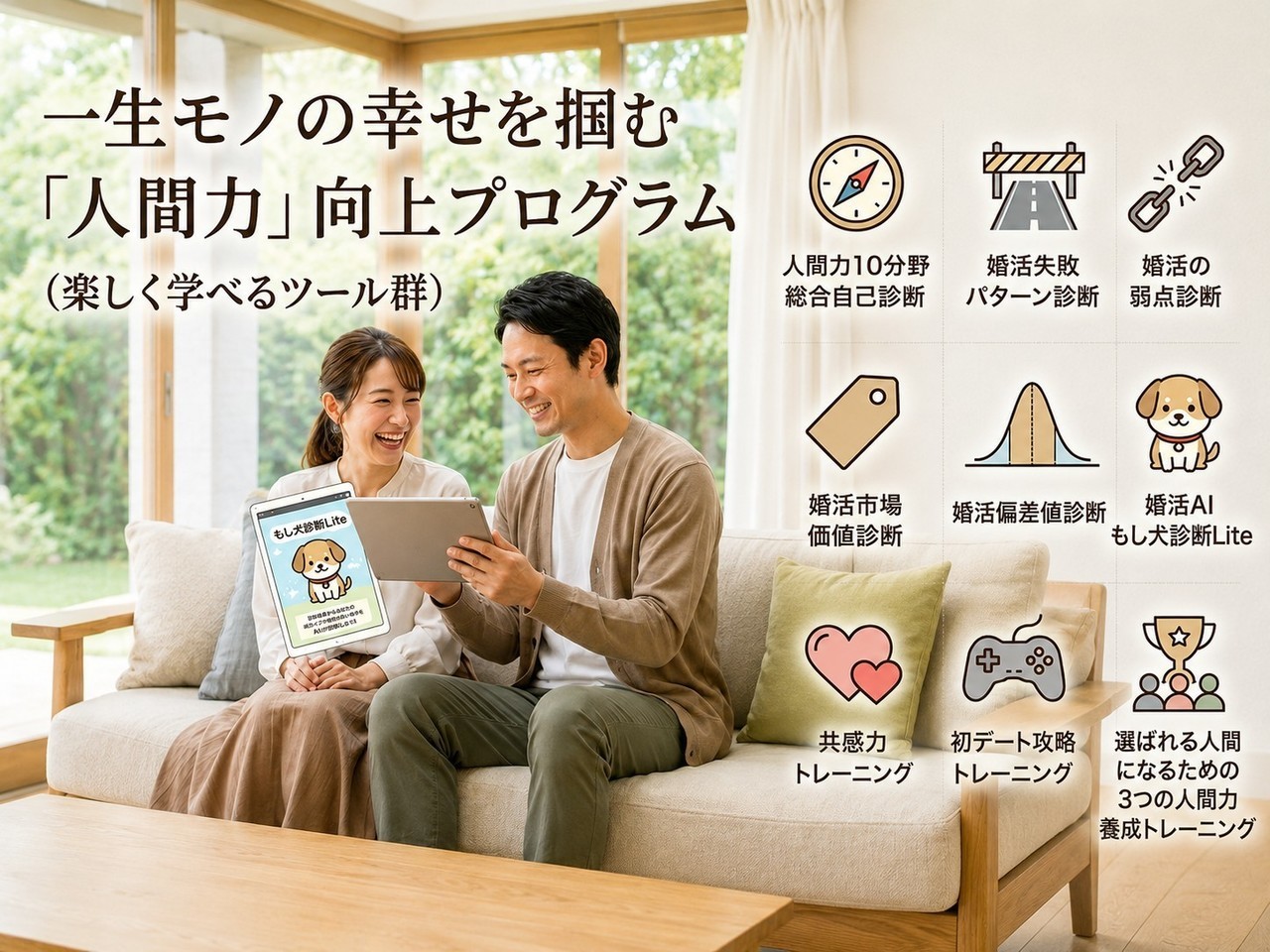 一生モノの幸せを掴む「人間力」向上プログラム（楽しく学べるツール群）