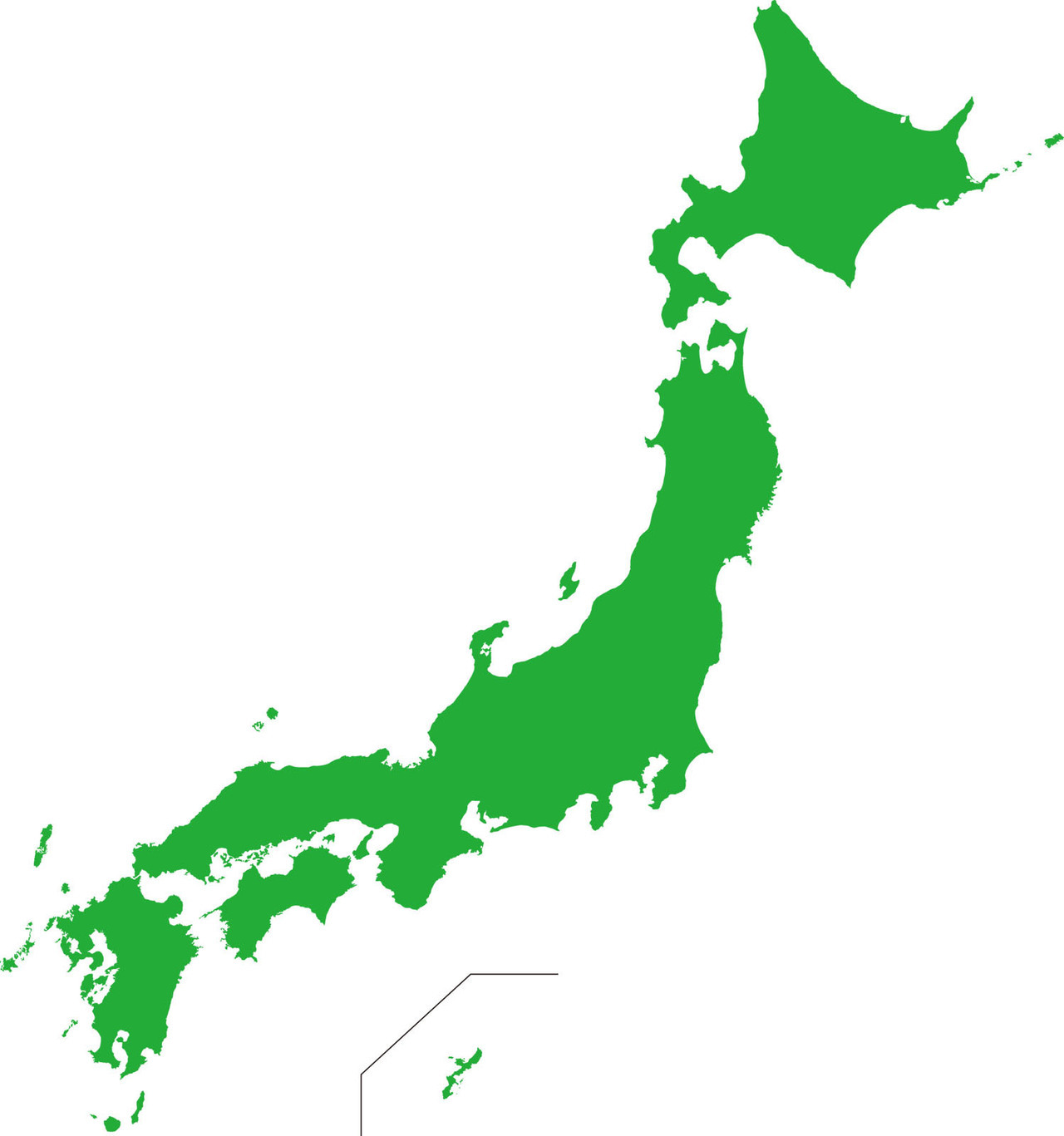 日本列島地図