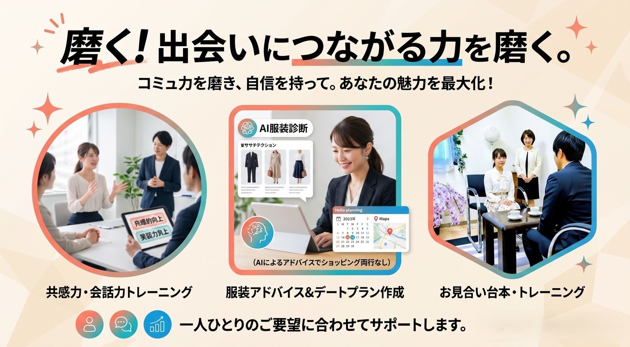 出会いに繋がる力を磨く