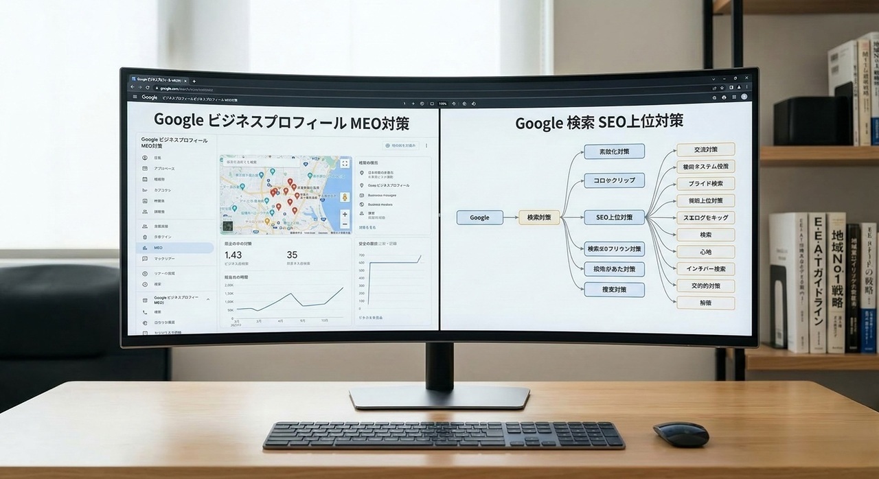 SEO・MEO・AIO対策も徹底的に講義します