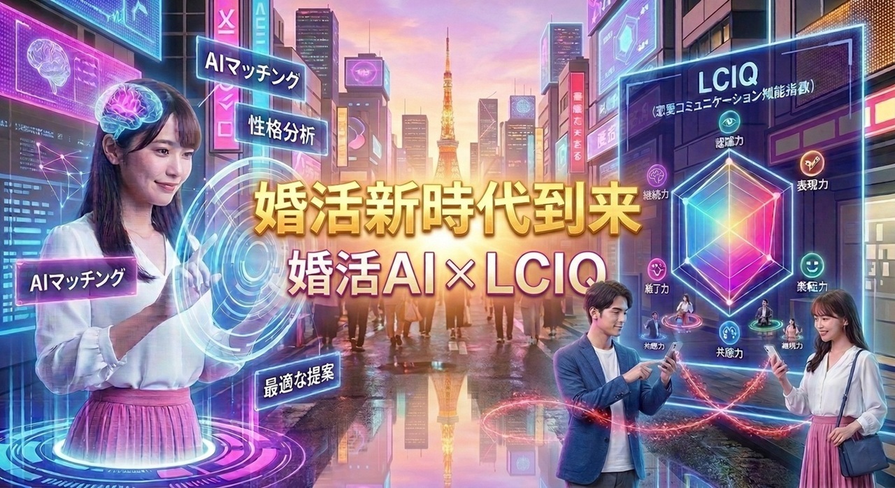 婚活AI×LCIQ　婚活新時代