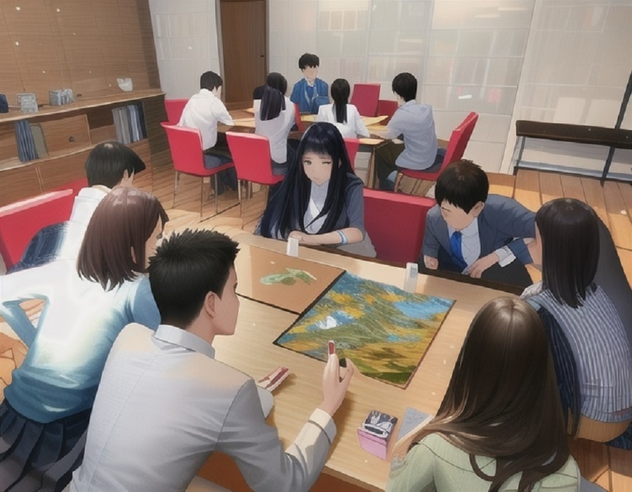 人生ゲーム婚活イベントの様子