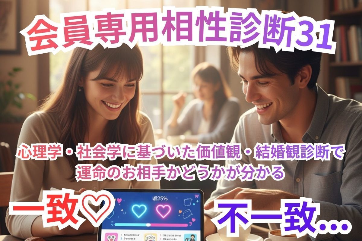 2人の距離を近づける専用ツール相性診断