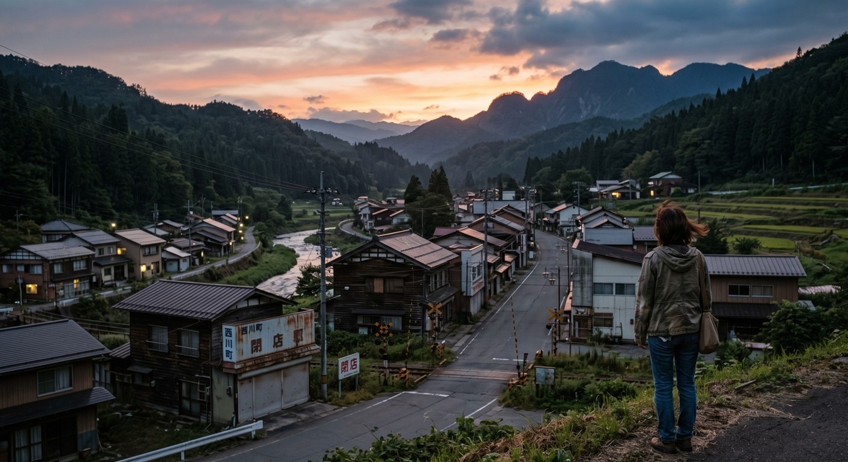 消滅に向かう町