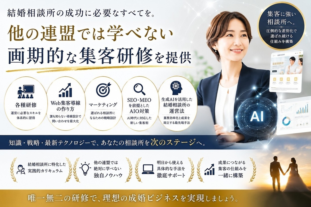 他連盟では教えてくれない濃密な集客研修