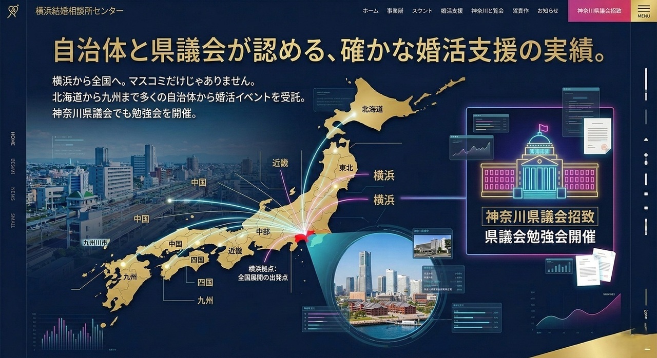 全国自治体の婚活を支援。県議会からも招致され勉強会も開催