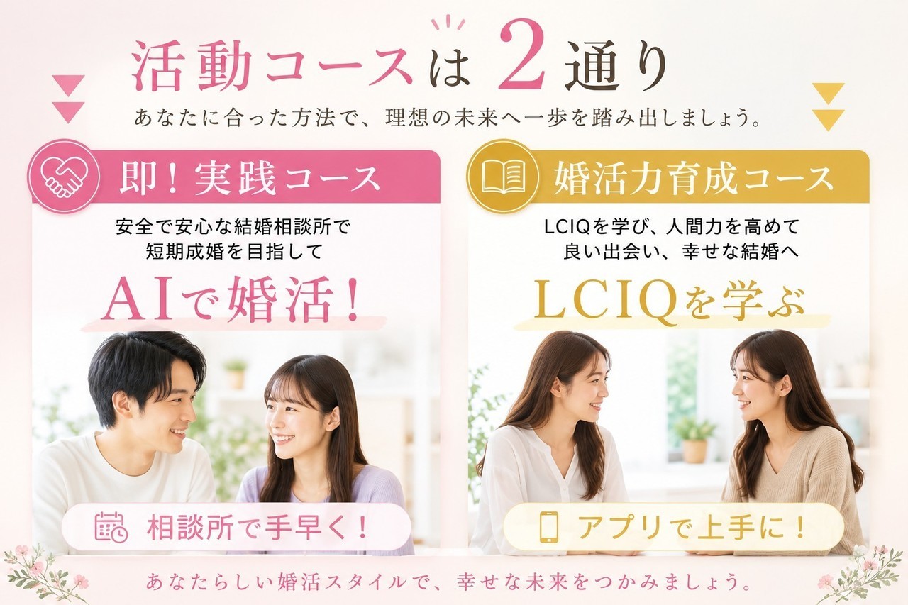 活動コースは2通り