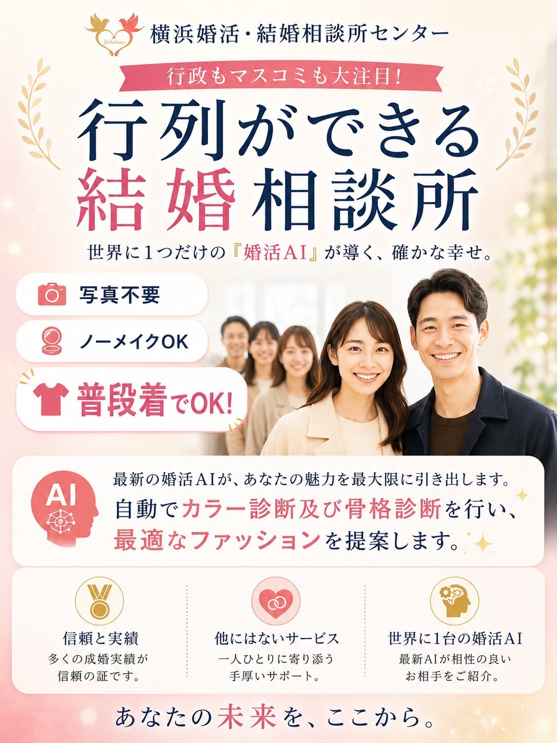 横浜婚活結婚相談所センターは確かな実績