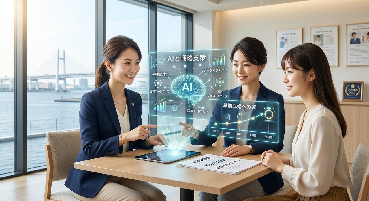 「婚育」×「AI」の融合で、社会に貢献できる新時代の結婚相談所を