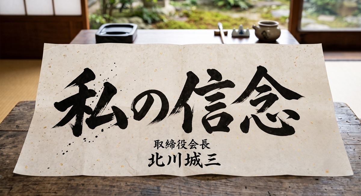 私の信念　北川城三