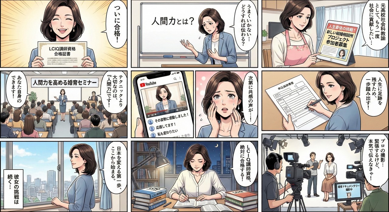 成功までのマンガ