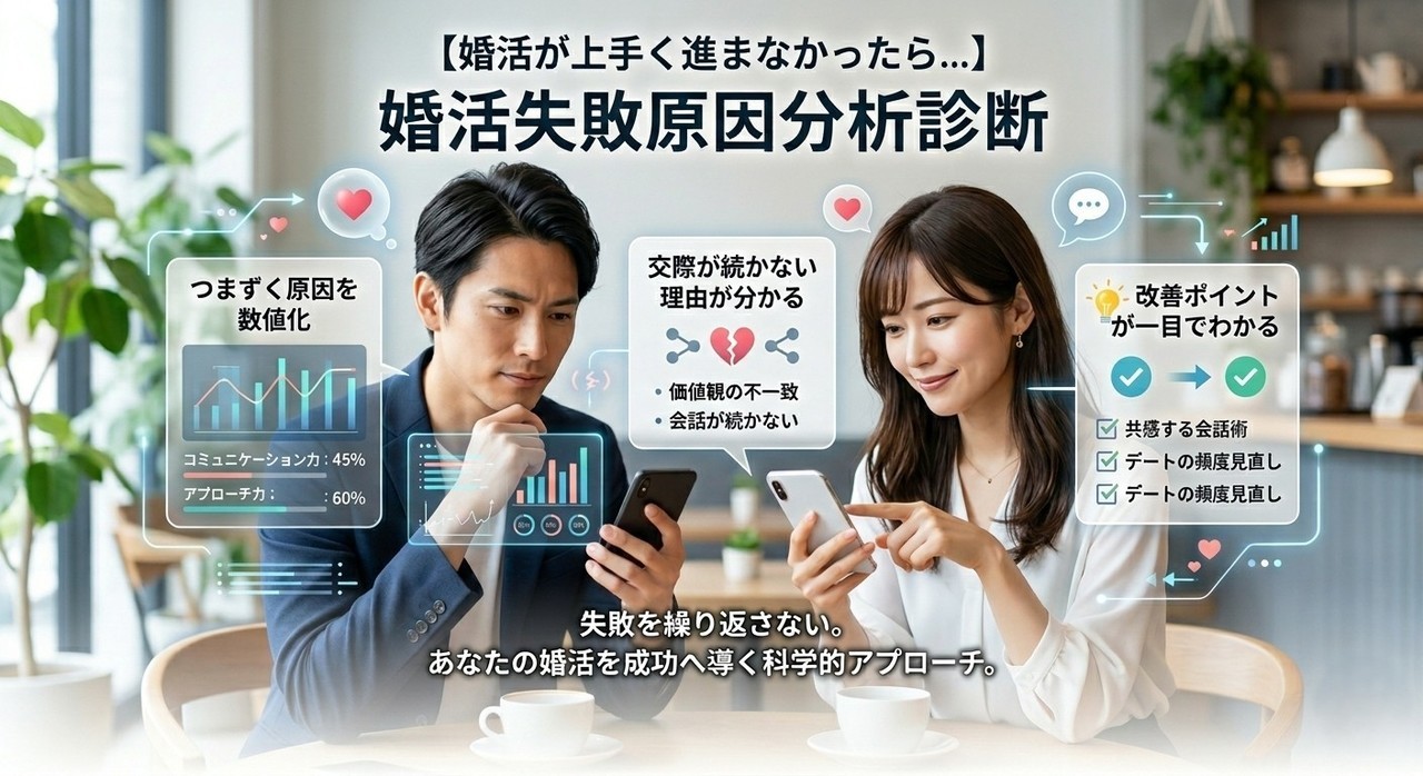 婚活失敗原因分析診断
