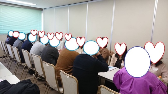 模擬お見合い会の様子