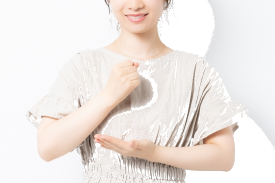 なるほど！と納得する女性